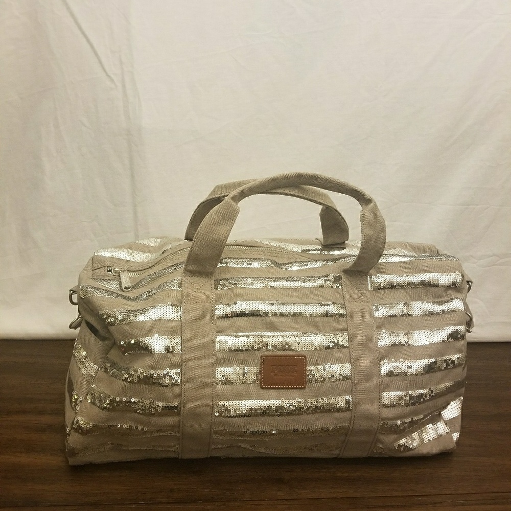 Victoria's Secret PINK sequin duffel bag